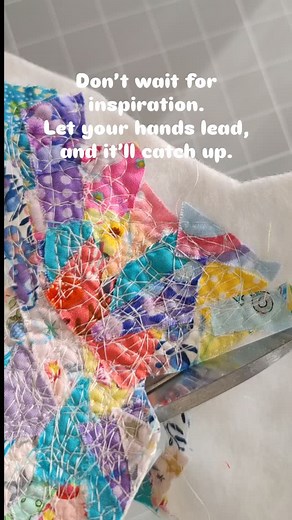 Bo on Instagram: "Not every day starts with a creative spark. But the key? Just show up. Cut one piece. Thread the needle. Sew one seam. That little start often leads to flow—and suddenly, I’m deep in the zone. ✨ Reminder: Don’t wait for inspiration. Let your hands lead, and it’ll catch up. Comment 1 for This beautiful Butterfly Pattern and instructions (with video tutorial in two ways of doing it)"