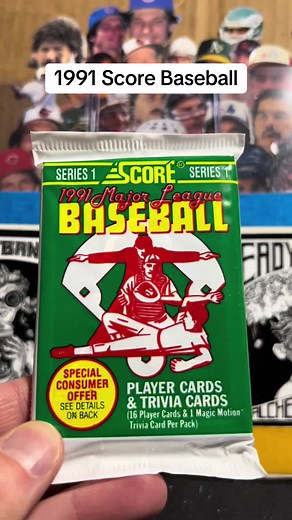 Exploring 1991 Score Baseball Cards: A Nostalgic Pack Opening