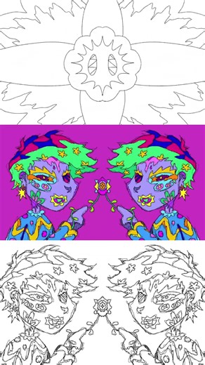 Hold and Bloom - 2D animation loop