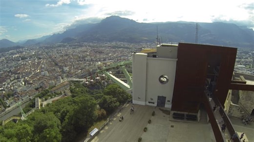 Grenoble, Cable Car, France. Free Stock Video