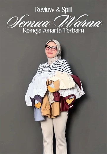 Kemeja Amarta Warna Terbaru & Promo Spesial