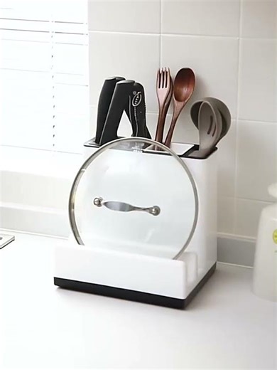 Smart Kitchen Storage Organizer | Space-Saving Desktop Shelf Solution 🍽️✨