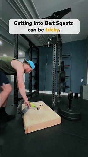 Doubled Resistance DIY Belt Squat with the Dialed Cable Retractor