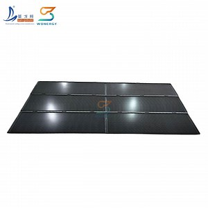 [Hot Item] 80watt Monocrystalline Silicon Photovoltaic System Blpv Black Solar Roof Tile