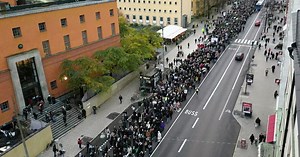 Pro-palestinsk demonstration i Stockholm – för vapenvila i Gaza
