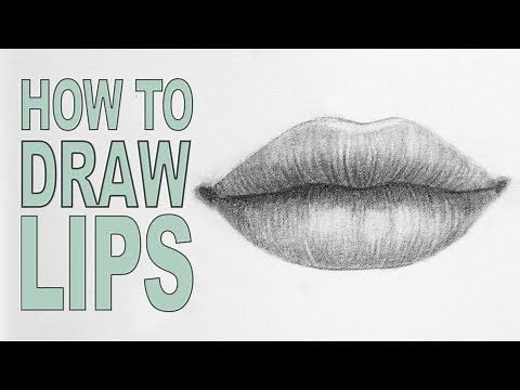 HOW TO DRAW LIPS FOR BEGINNERS | Step By Step | HOW TO DRAW FOR BEGINNERS #5