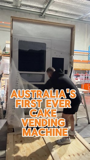 Australia's First Ever Cake Vending Machine - Sneak Peek and Details!