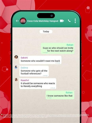 Expect a lot of reactions at the next #cokematchdayhangout caus Provider OP has entered the chat
