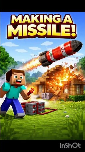 EASY TNT MISSILE in Minecraft !!