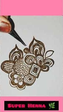 latest Henna 🌿 Patch design for beginners 💫