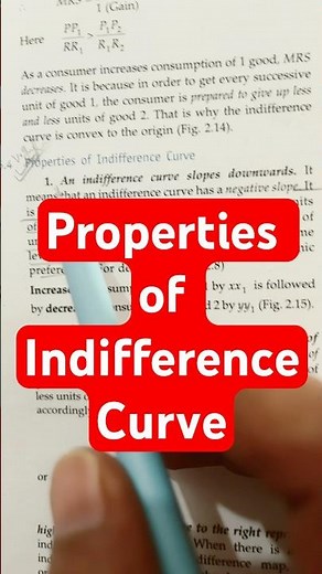 Properties of Indifference Curve #economics #ugc #ugcnet #ugcnetexam #rbigradeb #upsc #ssc #sscgd