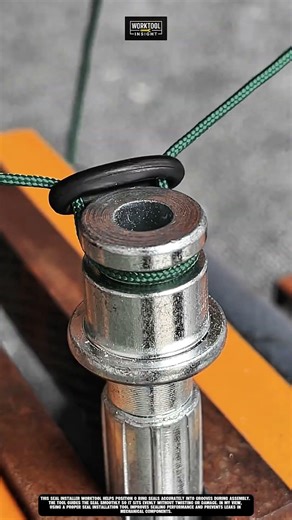 Seal installer worktool used to position O ring seals securely for leak prevention #worktool