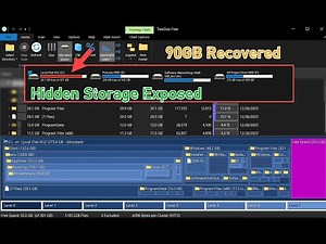 C Drive Critical ?? | Fix & Delete Hidden AppData Storage with TreeSize Free | 90GB Recovered!