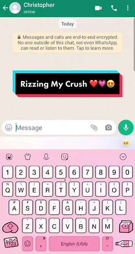 Rizzing my crush so hard with my lines 😳! #keyboard #tutorial #howto #rizz #pickupline #pickuplinechallenge