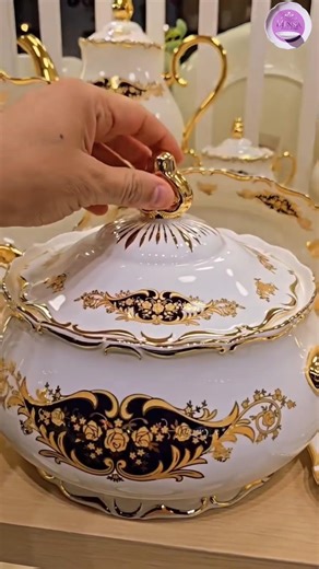 Modern Ceramic Floral Dinnerware set #dinnerware #kitchendecor #crockery #viral#trending