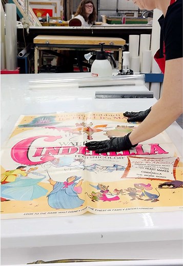 Restoring a Cinderella re-release movie poster 👠 | Poster