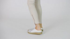 Watch Vionic Women's Essence Thrive Casual Sneakers - White, Black on Amazon Live