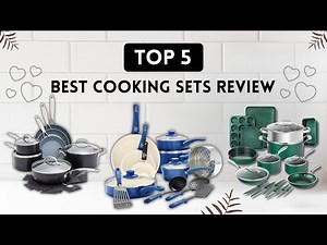 Top 5 BEST Cookware Sets - Best Nonstick Cooking Sets Review in 2024