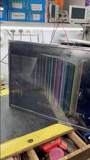 32” Broken Display LED TV Repair by Display Replacement #repair