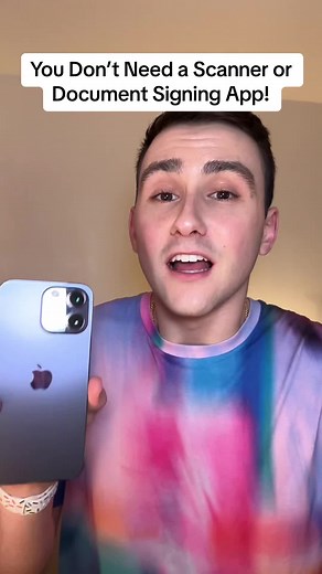 Easily Scan and Sign Documents on iPhone