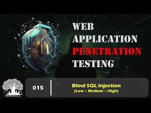 Blind SQL Injection with DVWA [Low - Medium - High] - Dawm Vulnerable Web Application | GURUKULA