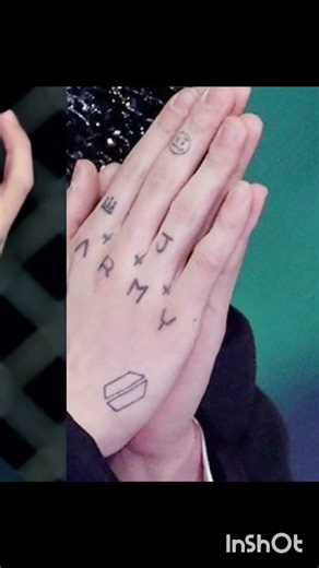 Jungkook Hand 's VS Taehyung Hand 's #jk #v #shorts