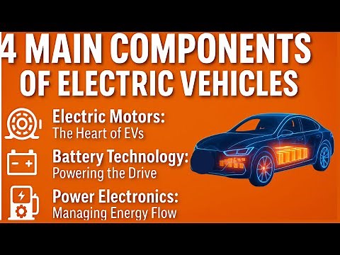 Unveiling 4 Main Components That Run EV Cars