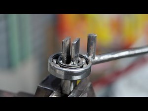 Make A Metal Bender With Ball Bearing | Homemade Ball Bearing DIY