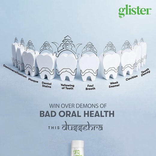 70K views · 1.4K reactions | May your smiles always shine bright! Celebrate the triumph of good oral hygiene this Dussehra with Glister Multi-Action Toothpaste. #Dussehra #SmileToShine | Amway India | Facebook