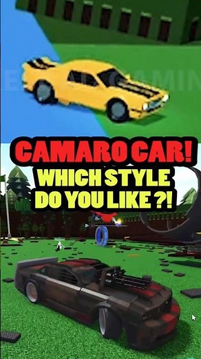 Roblox Build a Boat for Treasure Camaro Sports Car Mad Max & Bumblebee Style! #babft #roblox