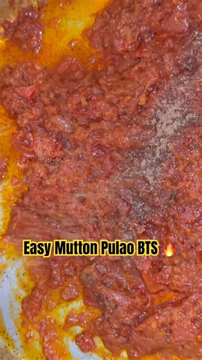 Easy Mutton Pulao Recipe | One Pot Restaurant Style Mutton Pulao 🍚🔥 #Shorts