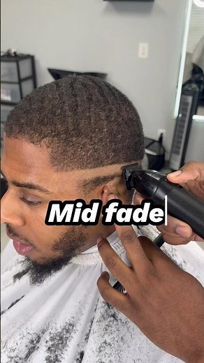Mid Bald Fade TUTORIAL🔥💈 #hairline #lineup #haircut #transformation #barber #barbershop