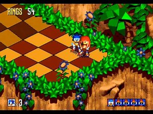 Sonic 3D Blast (Sega Genesis/MegaDrive) Gameplay Part 1 (Green Grove Zone 1/2)