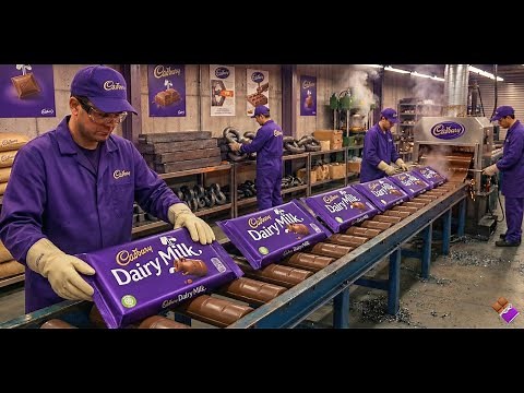 Inside the Cadbury Dairy Milk Factory: Full Chocolate-Making Process From Cocoa to Packaging