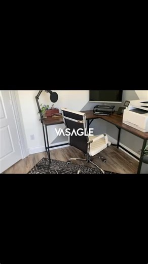 Vasagle L shaped desk in stocks @ $100/each♥️♥️🔥🔥 #newdesk #greendo #desk #lshapeddesk #officedesk #homedecor #fyp #homefurniture