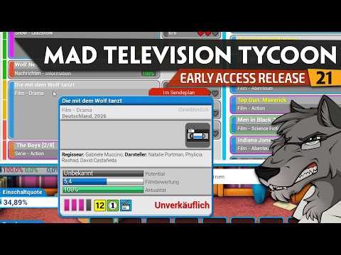 Dances with Wolves is finished! | Mad Television Tycoon (Early Access) #21