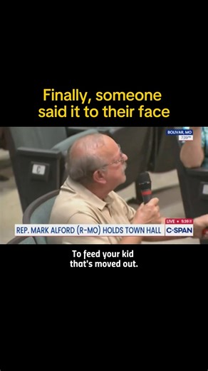 Fred Higginbotham, a Missouri farmer, looked his representative in the eye and said what millions of Americans are thinking. Politicians work for us. It’s time they start acting like it. Join the movement taking a stand: represent.us #UnbreakAmerica #FixTheSystem #PowerToThePeople #WeThePeople #AntiCorruption #Accountability #Activism #Missouri #Farmer | RepresentUs