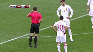 🎥An example of how video technology could be used in football going forward... Antoine Griezmann scores for FFF - Fédération Française de Football but the video ref rules it out for offside: | ITV Football