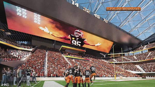 New renderings of Cleveland Browns stadium in Brook Park released as groundbreaking approaches