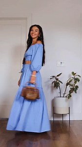 5 comments | Gorgeous @sarah_pelham styles our ANABELLE Top & ANNABELLE Skirt  We could watch this reel in an endless loop ~ so classy, timeless with a bit of fun ✨ #Repost @sarah_pelham ・・・ If I were a mermaid and found buttons and string on the shore 隆‍♀️✨ All our their designs are sustainably and ethically handmade by true masters of their skill. #style #fashionstyle #outfit #summerstyle | ELF | Facebook