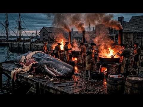 How Whale Fat Was Mass-Produced into Oil (The Most Putrid Job in 1700s)