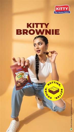 Go ahead, take a bite, and feel that fudgy, nutty magic that​ makes everything better. (Brownie, Kitty Brownie, New Launch, Chocolatey, Gooey, Nutty, Fudgy Brownie, Walnut Brownie) | KITTY BREAD