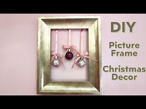 ✨DIY Christmas Picture Frames | How to Make Christmas Wall Decor | Easy Christmas Crafts