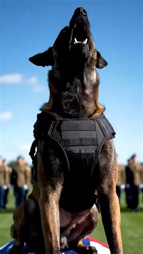 This K9's final farewell to his handler broke my heart 💔