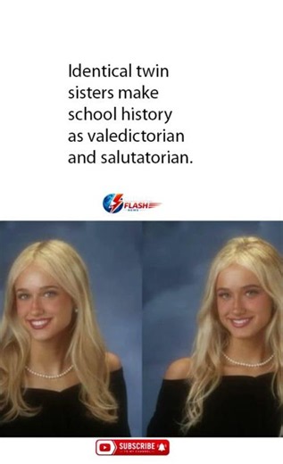 Identical Twin Sisters Make School History As Valedictorian And Salutatorian 🥹