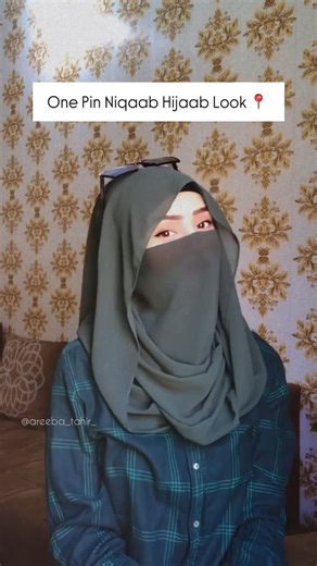 Réébs on Instagram: "Ahhh the easiest 🫡💐 . . . . . . . . . . . . . . . . . . . . . . [Niqab look , Niqab Style , One Pin Niqab Style , Niqab Tutorial] . . . . . . . . . . . . . . . . #hijab#hijabstyle#hijablook#hijabfashion#hijabtutorial#hijabi#hijablook#niqab#niqablook#niqabstyle#niqabtutorial#chiffonhijab#niqab#reelitfeelit#reelkarofeelkaro#tutorial#viral#instalove#instagood#instafashion#explore#exploremore#islamabad#pakistan"