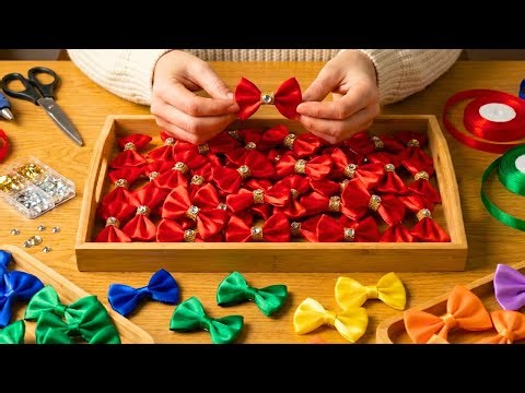 How to Make Luxury Satin Hair Bows to Sell (Small Business Idea)