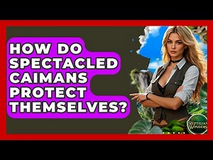 How Do Spectacled Caimans Protect Themselves? - Reptilian Wonders