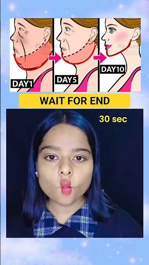 Face Exercise to Lose Face Fat | Sharpen Jawline & Cheekbones Naturally #facelift #facecam