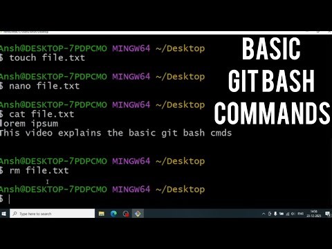 Basic Git Bash Commands || Bash Scripting || Donald Downloads 